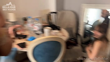Preview 2 of Lucy Li Pijat Sex - SEX VLOG - True lesbian tention and shocked cameraman - by Bella Mur
