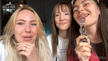 Preview 1 of Lucy Li Pijat Sex - SEX VLOG - True lesbian tention and shocked cameraman - by Bella Mur