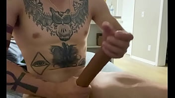 Preview 3 of Beautifull Creampi - After 17 Days Without Cumming,  Wanking To A Big Cumshot &amp_ Intense Screaming Orgasm