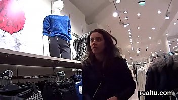 Preview 2 of Cam Girl With Maintenance Man - Luscious czech kitten is tempted in the supermarket and screwed in pov