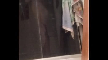 Preview 2 of Meiner Frau Zusehen - Sexy teen blonde in shower by spycam