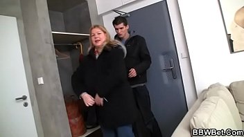Preview 1 of Bas Car Xxx - Huge titted fatty jumps on big cock