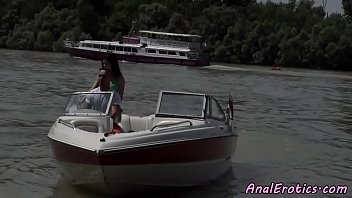 Preview 1 of New Delhi Wife - Euro babe assfucked gently on a speed boat