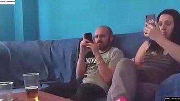 Preview 1 of Bicurious Mmf - Evening sex on the sofa