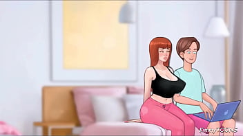 Preview 2 of Www Nayana - SexNote - Stepb Finds a Huge Bad Dragon Dildo his stepsis was hiding