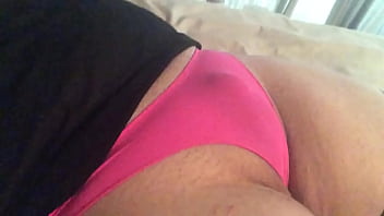 Preview 3 of Www Xnxx Son Refe Mom Sex - Playing with my tiny clit in pink thong panties