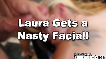 Preview 3 of On A School Class Room - Tampa Bukakke Girls - handcuffed blonde florida girl gangbang ft. Laura
