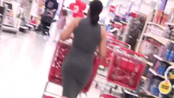 Preview 3 of Paki Milf Bbc - LATINA MILF TIGHT DRESS BOOTY CANDID 4