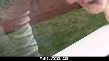 Preview 3 of Reshama Salman Sex Indian - Muscle bear Stepdad fucks boy in car for smoking