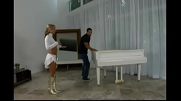 Preview 1 of Xxx Hot Saxy Vide - He comes for the piano but he prefers to bang the sexy owner