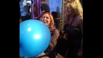 Preview 3 of Anklet Feet Ass - Edyn Blair blows up a giant balloon