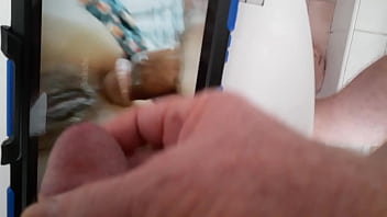 Preview 3 of Lisa Big Cooks - Rusty Masturbates to His Tablet - DESI Fucking