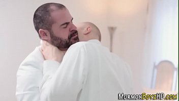 Preview 1 of Hughes Kiss - Mormon gets balls cummed