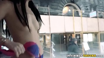 Preview 4 of Asaian Riding Bbc Creaming - Tattooed euro pickedup for sex in truck
