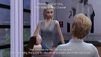 Preview 2 of Blazers Hot - I Fucked My Teacher For A Live Sex Demonstration