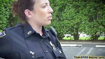 Preview 2 of Sax Chudhi Dahati - Interracial outdoor threesome fucking with hot cops and BBC!