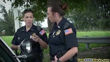 Preview 1 of Sax Chudhi Dahati - Interracial outdoor threesome fucking with hot cops and BBC!
