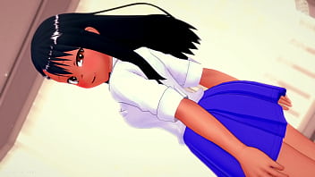 Preview 1 of New Xvideo 2015 - Nagatoro se pone su viejo uniforme para jugar con una gran polla (sin censura) (versi&oacute_n adulta)