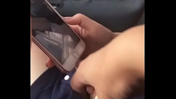 Preview 1 of Bigass Ebony Masturbating - in car