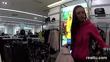 Preview 2 of Nunu 3 - Enchanting czech chick gets tempted in the mall and nailed in pov