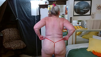 Preview 4 of Good Lao - DawnSkye1962 presents 1127 August Panty Parade showing off all my curves and my fuzzy pussy too