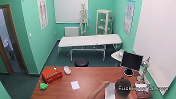 Preview 1 of 50 Plus Mom Tribute - Blonde spinner patient bangs doctor