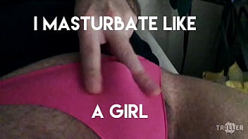 Preview 3 of Brazar End Sistar - Sissy masturbates like a girl in pink panties