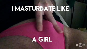Preview 4 of Brazar End Sistar - Sissy masturbates like a girl in pink panties