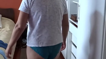 Preview 1 of Kurt Lockwood Squirt - Beautiful stepmother strips in front of me and starts masturbating.