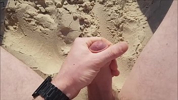 Preview 2 of Mommy Isa - Beach Jerk Off 3