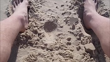 Preview 1 of Mommy Isa - Beach Jerk Off 3