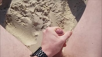 Preview 4 of Mommy Isa - Beach Jerk Off 3