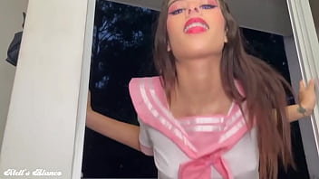 Preview 1 of Nude Japanese Mom Big Tits Son - Sexy teen cosplay girl having anal hardcore sex,  show us her big gapes and do anal fisting   pussy fucking till receive cum in her ass
