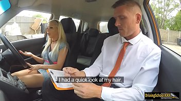 Preview 1 of Liz Mac3 - Barbie Sins banged by driving instructor