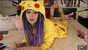 Preview 1 of Collette Wolfe - Super cute pikachu cosplay