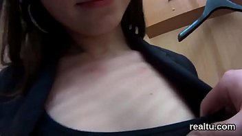 Preview 4 of So Hot Xxxx Video - Beautiful czech teen gets tempted in the mall and screwed in pov