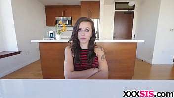 Preview 3 of Old Dom Lesbian - Huge dick for cute stepsis Kharlie Stone