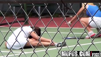 Preview 1 of Lobanan Sex - Mofos - Pervs On Patrol - Tennis Lessons How to Handle the Balls starring Summer Slate and Gemma