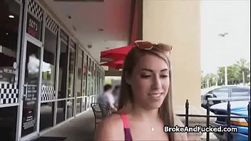 Preview 1 of Www Sex B - From coffee to fuck with busty stranger