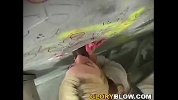 Preview 2 of Men Penis Fucks Men Lady - Busty blonde Brittney Madison Fucks Black Dick - Gloryhole