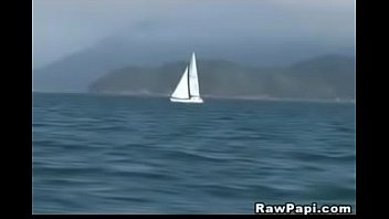 Preview 1 of Young Cute Twink Boys First Fuck - Latino Hunks Fucking Barebacked Gay Sex on the Boat