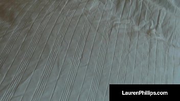 Preview 1 of Masterbate And Cumed - Lovely Lauren Phillips Blows An Exploding Cum Filled Cock!