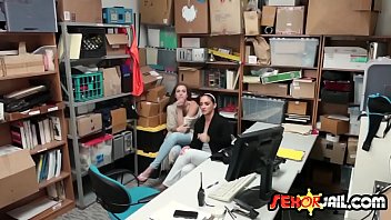Preview 2 of Laspinsex - sexorjail-2-8-217-shoplyfter-peyton-and-sienna-full-hi-18hd-3