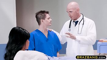 Preview 2 of Barbara Biber - Doctor cures huge tits latina patient who could not orgasm
