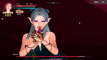 Preview 1 of Japanese Nurse Orgy - Airi being licked by giant lady in Guilty hell 2 hentai game video