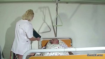 Preview 1 of Porn Whit Women From Finland - German Teen Nurse Help Old Men to Cum with a Fuck