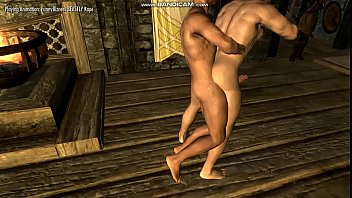 Preview 2 of Desk Maroc Khadija Laayoune Teen - Skyrim vanilla gay porn