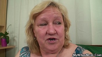 Preview 2 of Biting Sex - Boy fucks mega boobs wifes m. on the floor