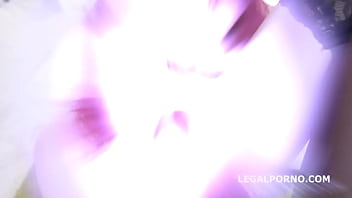 Preview 4 of Massage Booms - Sexy redhead Scyley Jam gets Monster cock Balls Deep   DP &amp_ Facial