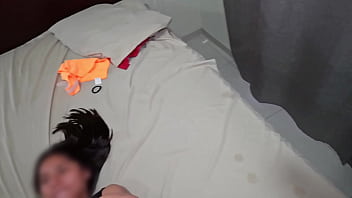 Preview 2 of Maduras Xxx - Penetrating my stepdaughter&#039_s ass when suddenly a window cleaner appears and catches us having sex. She got very nervous but got too excited and we continued fucking. Casual voyeur moment. Stepdad opens the curtains so the cleaner can see how they fu